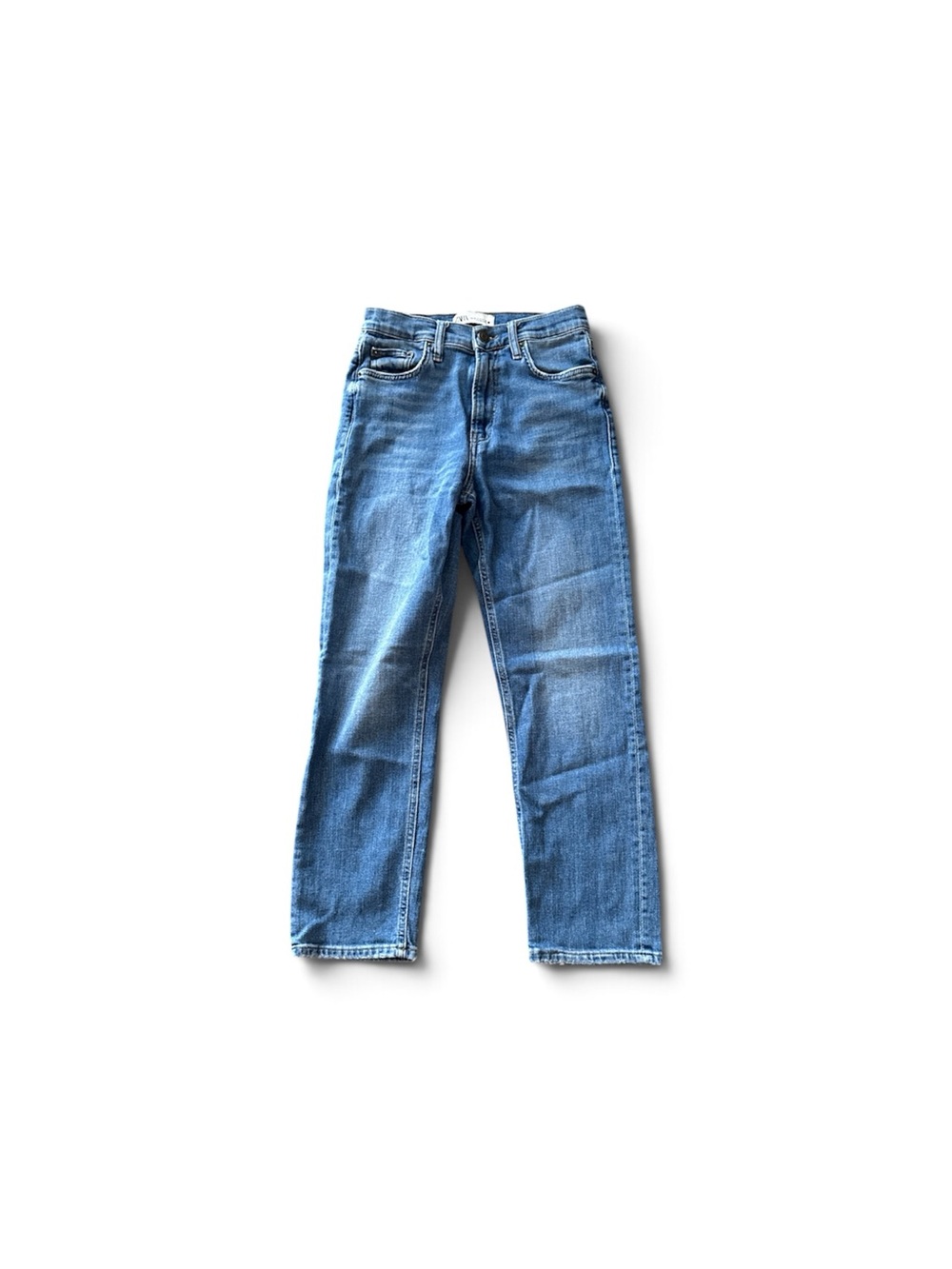 🔴 Zara Women’s Light Blue Straight Jeans